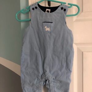 Janie and Jack Infant Boy overalls Sz 0-3 mos